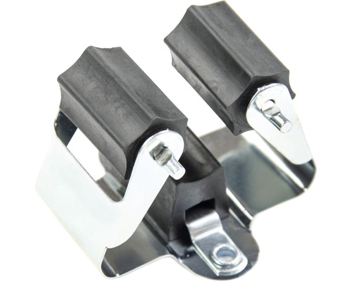 Suport pentru scule din metal cu două role de cauciuc