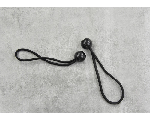 Două cordoane elastice pentru bagaje cu capete sferice