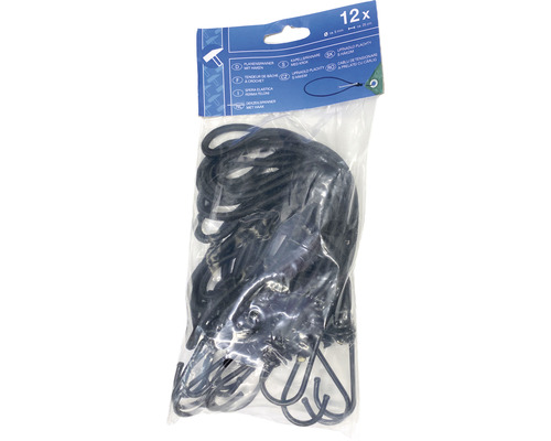 Cablu de tensionare cu cârlig, 12 bucăți