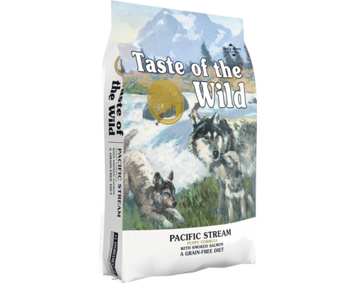Hrană uscată pentru câini Taste of the Wild Pacific Puppy Stream cu somon fără cereale și gluten 12,2 kg