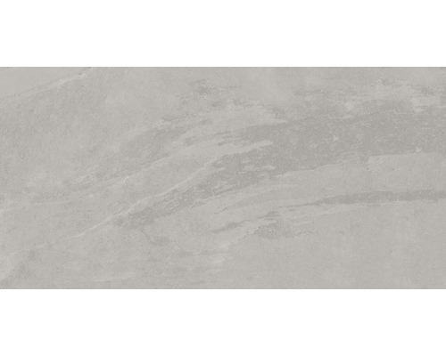 Gresie de podea gri cu aspect de piatră