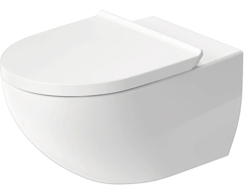 Vas WC suspendat DURAVIT Architec, incl. capac WC, margine de clătire deschisă, alb