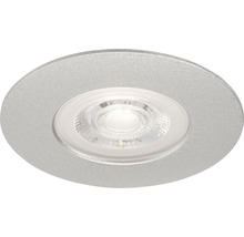 Spot LED încastrat Kulana 5W 460 lumeni, 3000K, Ø90 mm, crom mat, pachet 3 bucăți