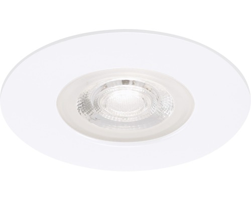 Spoturi LED încastrate Kulana 5W 460 lumeni, lumină caldă variabilă, 3000K, Ø90 mm, alb, pachet 3 bucăți