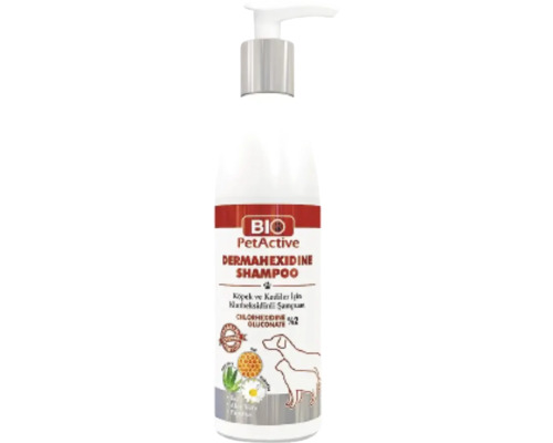 Șampon antiseptic pentru câini și pisici BIO PetActive cu clorhexidină 250 ml