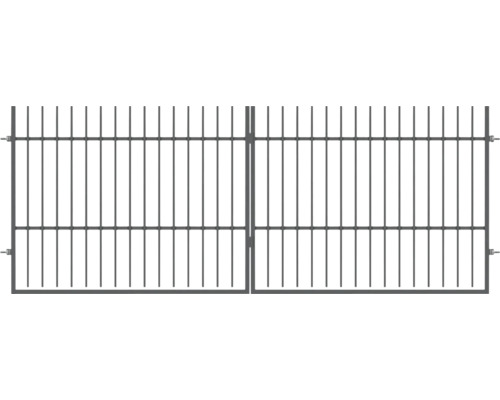 Poartă dublă automatizată Polbram Moreni 150x400 cm antracit