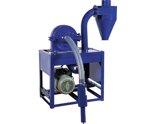 Moară cereale cu absorbție Micul Fermier A9FZ-21 300-600 kg 3000 W 4600 RPM Moară pentru diverse materiale pe un cadru metalic