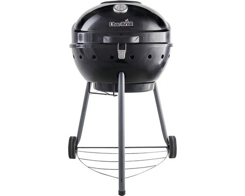 Grătar sferic cu termometru și grătar de depozitare