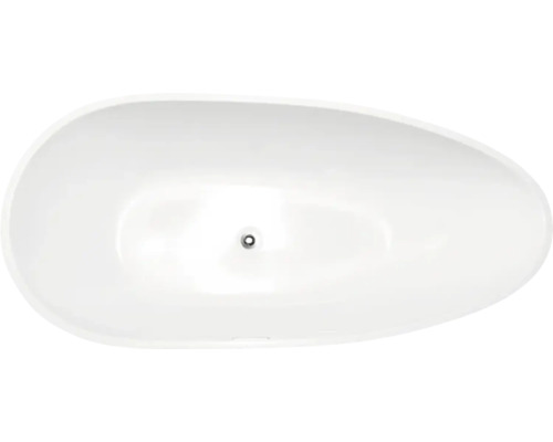 Cadă de baie ovală freestanding Egg Elegant 80x170x60 cm acril alb/gri Cadă de baie ovală freestanding Egg Elegant 80x170x60 cm acril alb/gri