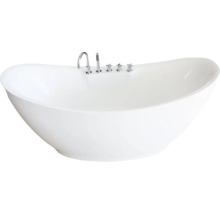 Cadă de baie freestanding din acril sanitar cu baterie