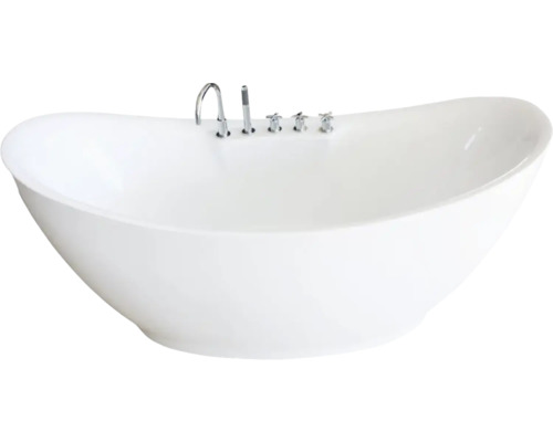 Cadă de baie ovală freestanding Tender F 80x172x80 cm acril alb Cadă de baie ovală freestanding Tender F 80x172x80 cm acril alb