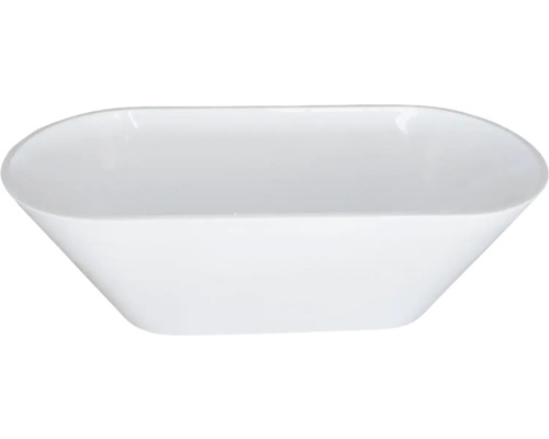 Cadă de baie ovală freestanding Luna 75x170x58 cm acril alb Cadă de baie ovală freestanding Luna 75x170x58 cm acril alb