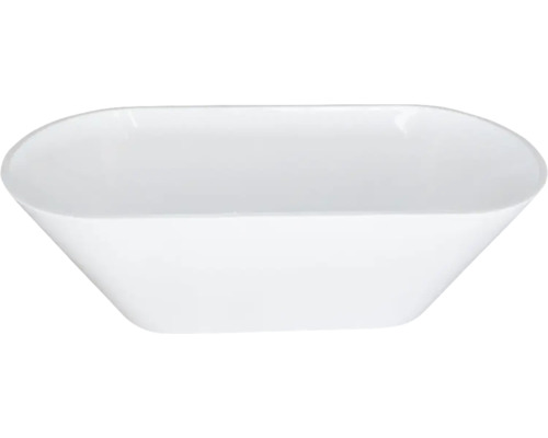 Cadă de baie ovală freestanding Luna 75x150x58 cm acril alb Cadă de baie ovală freestanding Luna 75x150x58 cm acril alb