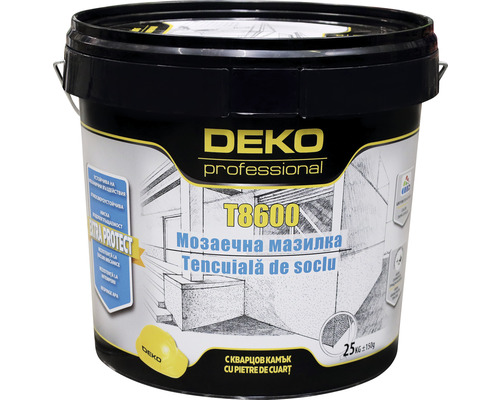 Găleată cu tencuială mozaic DEKO Professional T8600