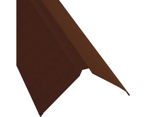 Coamă PRECIT pentru tablă cutată 0,5x250x2000 mm big stone RAL 8017 maro ciocolată