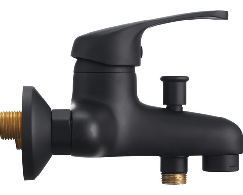 Baterie lavoar monocomandă neagră