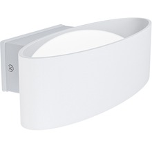 Lumină de perete LED albă cu design oval