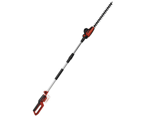 Foarfecă pe bază de acumulator pentru gard viu Einhell GC-HH 18/45 Li T-Solo 18 V cu mâner telescopic fără acumulator și încărcător incluse