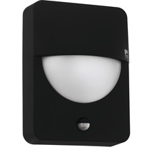 Lumină de perete neagră cu senzor de mișcare pentru exterior