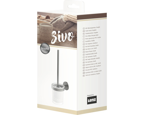 Ambalaj set perie WC, grafit