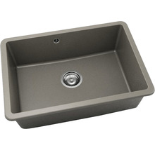 Chiuvetă bucătărie fatgranit cu o cuvă FAT Avangard 236 66x46 cm fără picurător, montare sub blat, Desert Rose