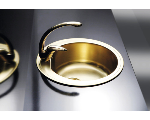 Baterie de lavoar cu chiuvetă rotundă