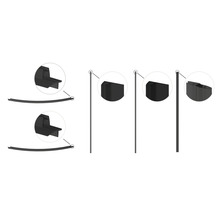 Set garnituri form&style negre pentru Romallo