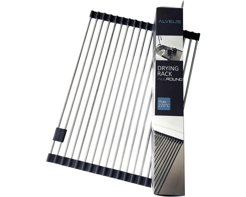 Scurgător de vase Alveus cu ambalajul produsului