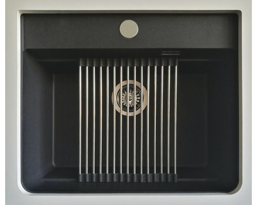 Chiuvetă cu suport pentru scurgere