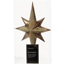 Stea aurie pentru bradul de Crăciun în ambalaj