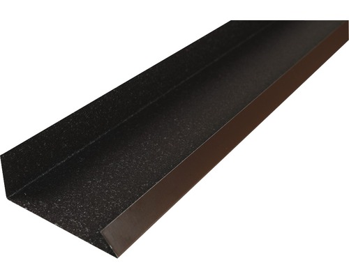 Șorț cornier margine PRECIT pentru țiglă metalică 0,5x100x2000 mm big stone RAL 8019