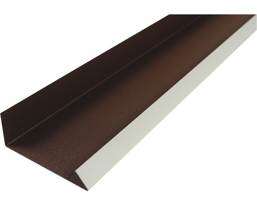 Șorț cornier margine PRECIT pentru țiglă metalică 0,5x100x2000 mm sandshape RAL 8017