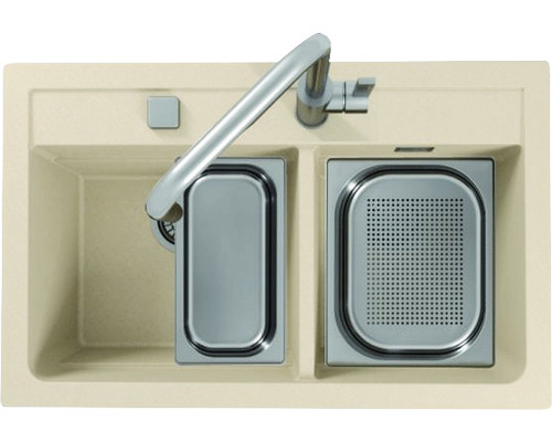 Chiuvetă cu uscător și robinet