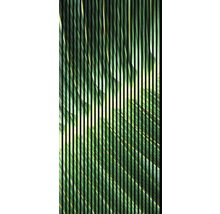 Element decorativ cu motiv vegetal și dungi verticale