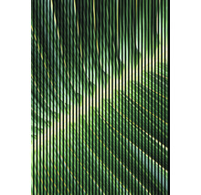 Design abstract cu dungi verticale și model botanic