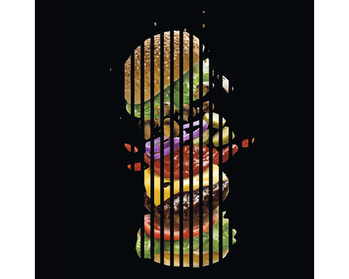 Panou riflaj acustic imprimat digital Burger 1 19x1133x1195 mm Panou riflaj acustic imprimat digital Burger 1 19x1133x1195 mm