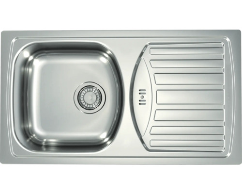 Chiuvetă din oțel inoxidabil cu uscător