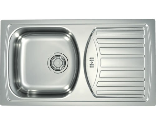 Chiuvetă din oțel inoxidabil cu uscător