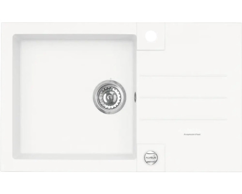 Chiuvetă din silgranit cu zonă de scurgere