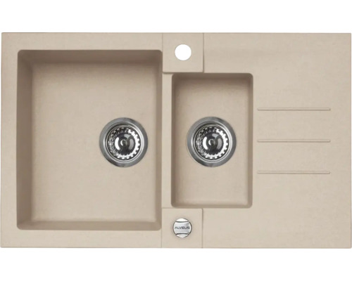 Chiuvetă Alveus cu două cuve și picurător