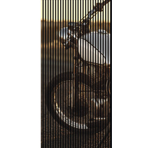 Motocicletă cu linii verticale