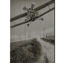 Avion deasupra terenului arabil, design abstract