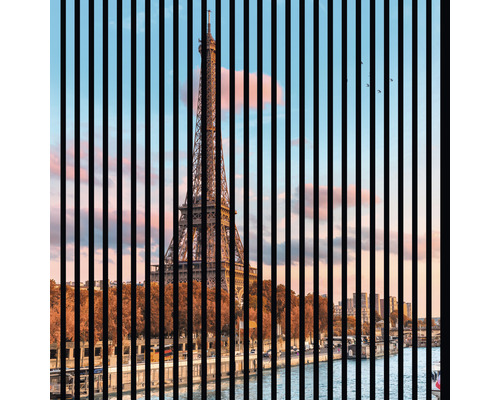 Panou riflaj acustic imprimat digital Turn Eiffel 1 19x1133x1195 mm