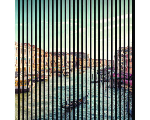 Panou riflaj acustic imprimat digital Veneția 1 19x1133x1195 mm