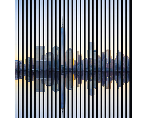 Panou riflaj acustic imprimat digital New York 1 19x1133x1195 mm