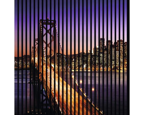 Panou riflaj acustic imprimat digital San Francisco 1 19x1133x1195 mm