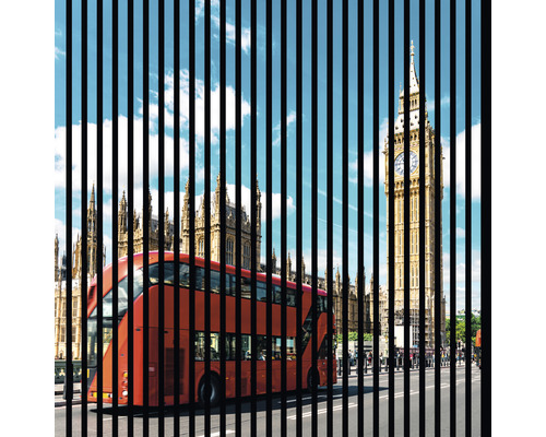 Panou riflaj acustic imprimat digital London 1 19x1133x1195 mm