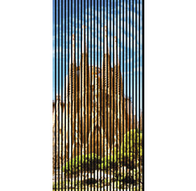 Grafică Sagrada Familia cu dungi verticale