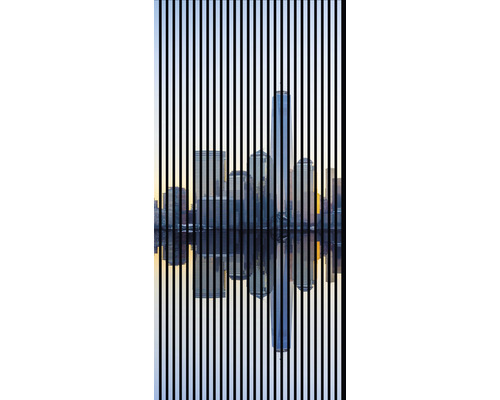 Panou riflaj acustic imprimat digital New York 1 19x1133x2400 mm