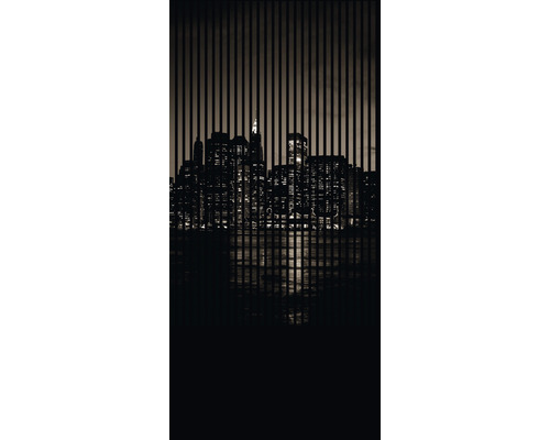 Panou riflaj acustic imprimat digital New York 2 19x1133x2400 mm